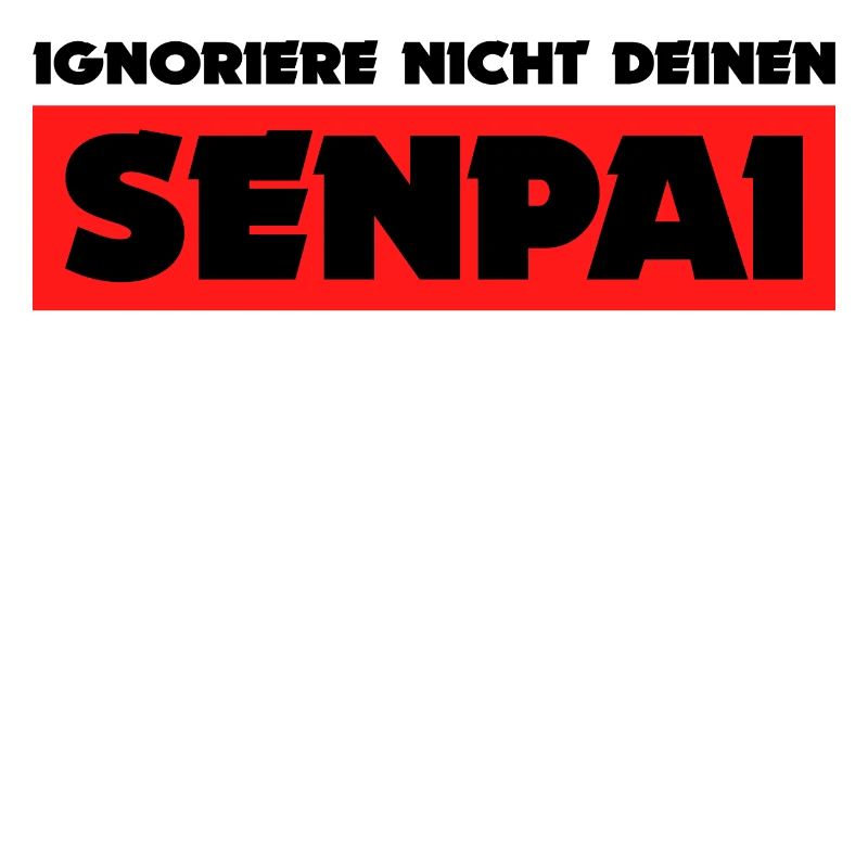 Senpai Statement Mangastyle Anime Japan Comic