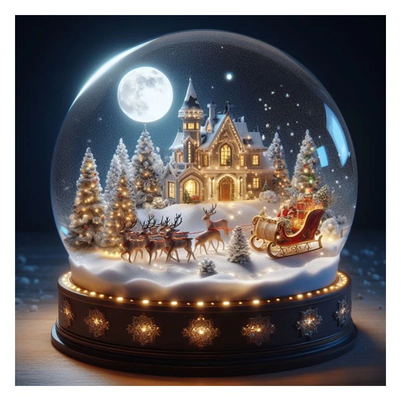 Weihnachtsbaum Mitternachtsmesse Weihnachtsmann Geschenke