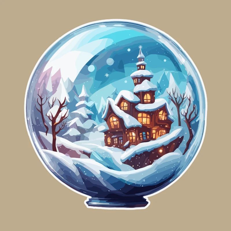 Snow Globe / Winter Magic / Snow / Souvenir