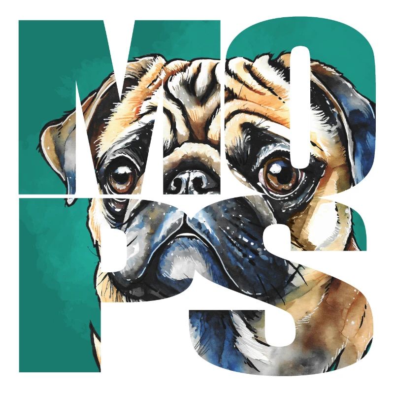 Mops Portrait