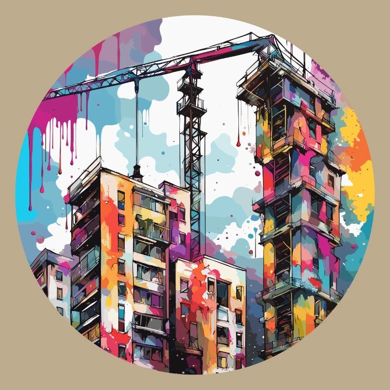 Grue / de chantier / treuil / système de grue