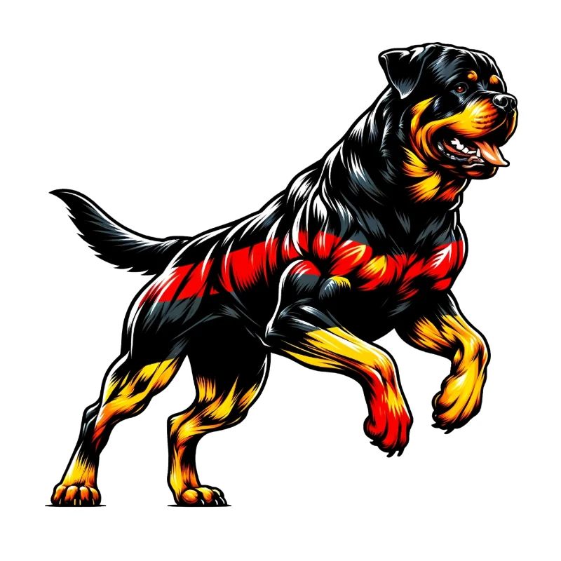Rottweiler Germany dog design