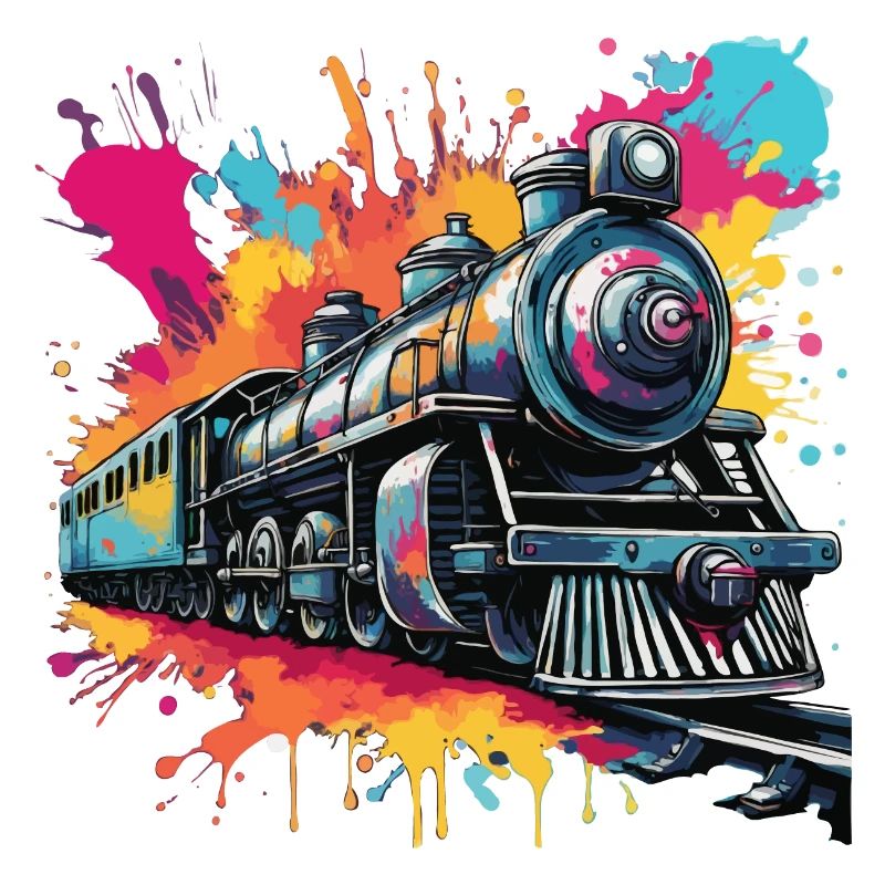 Zug / Lokomotive / Dampflok / Eisenbahn / Lock