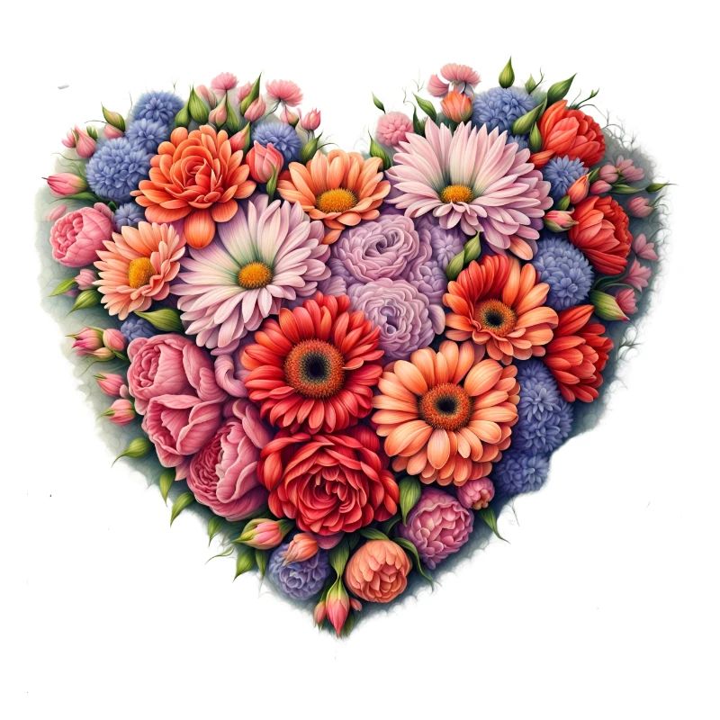 Blumenherz Farbpalette