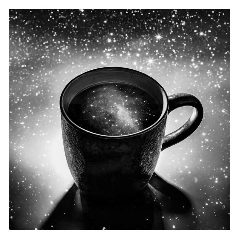 Kosmische Tasse Kaffee