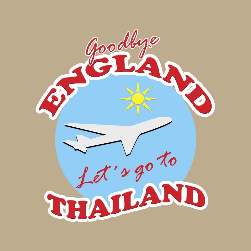 Thaïlande Voyage Adieu Conception d’Avion