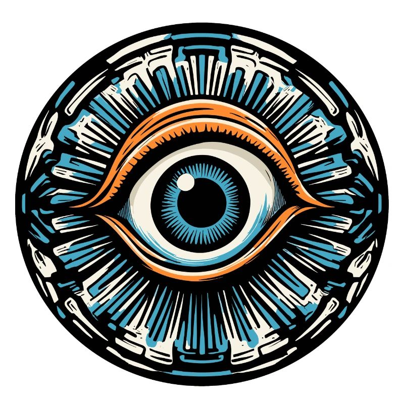 Psychedelic / Auge / Psychobilly / Comic / bunt