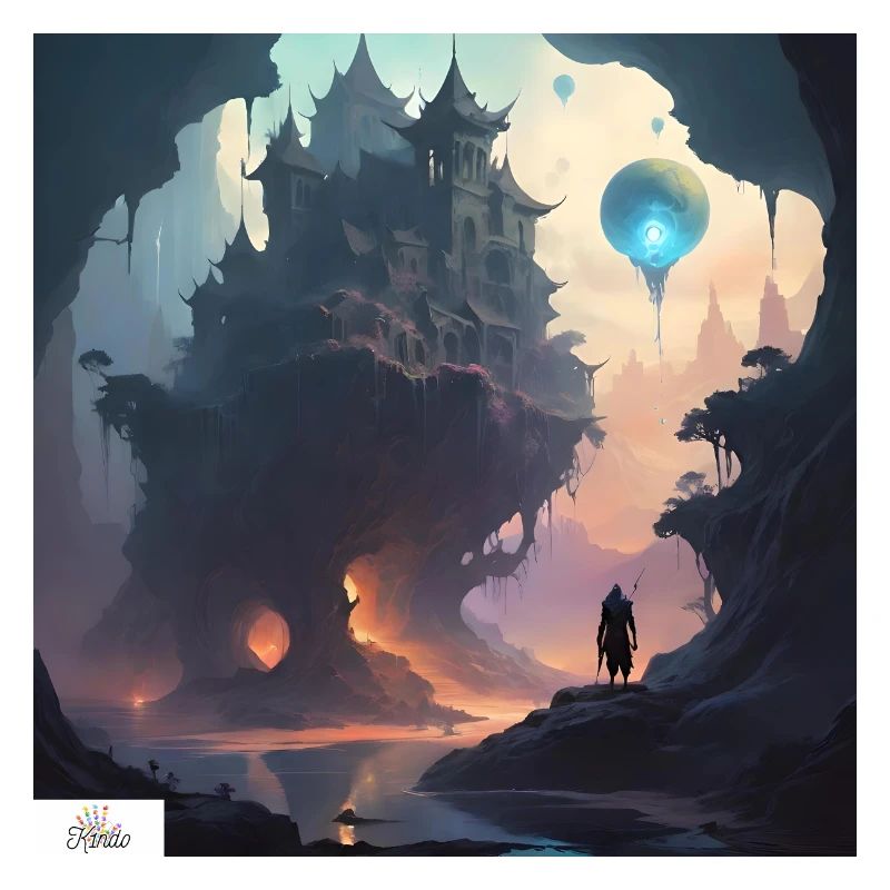 Fantasy castle dreamscape