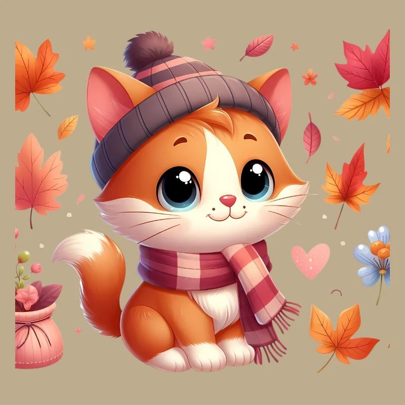 chat automne4