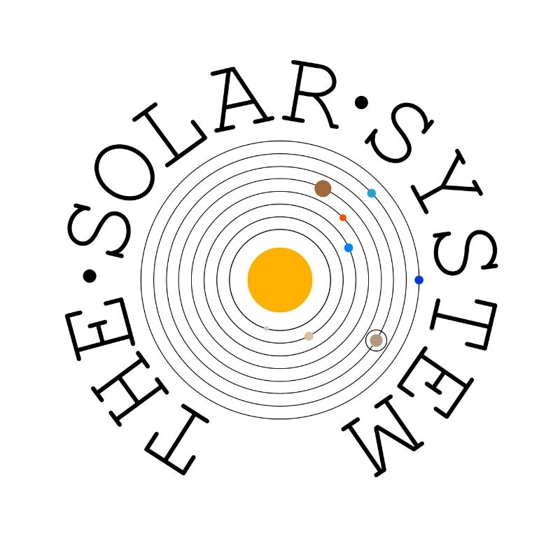 The Solar System (black)