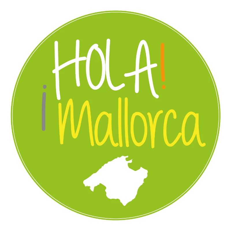 ¡HOLA! Mallorca Button grün