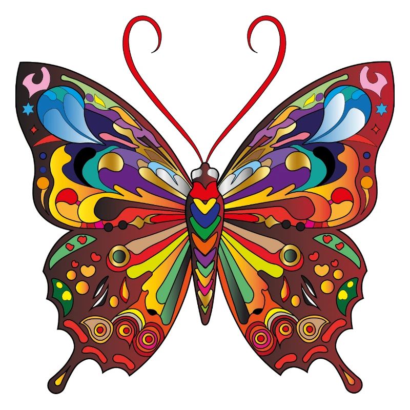 Der bunte Schmetterling