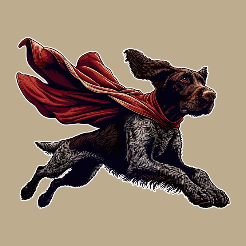 Super Hund Deutsch Drahthaar DD Pointer Geschenk