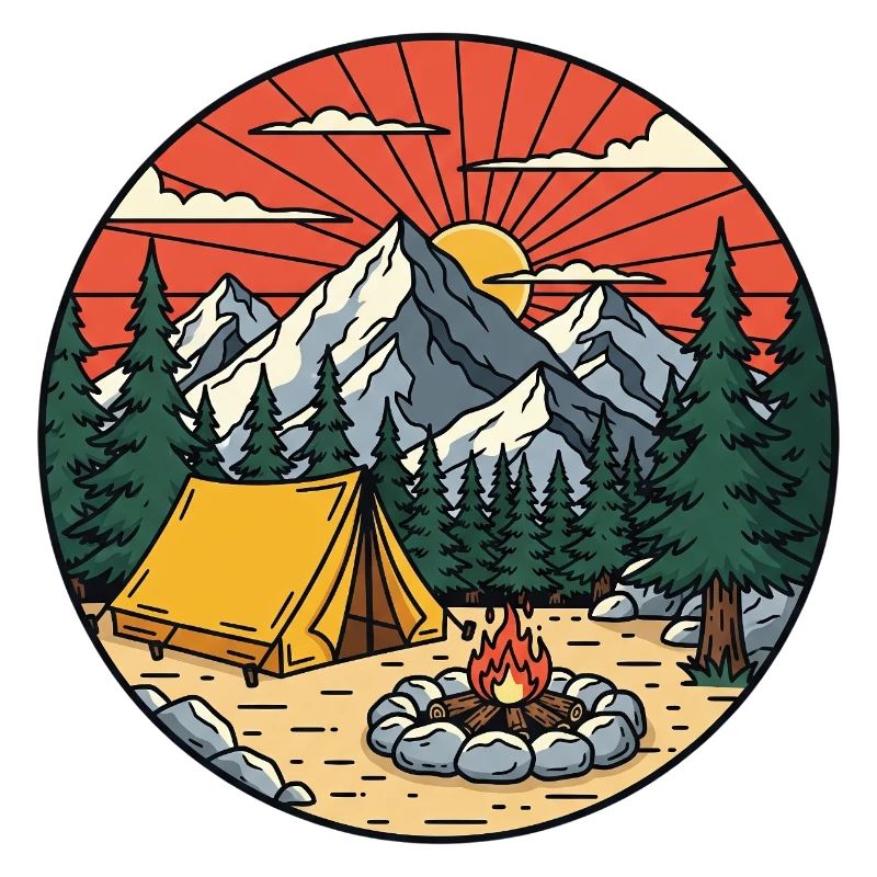 Ecological Mountain Campsite