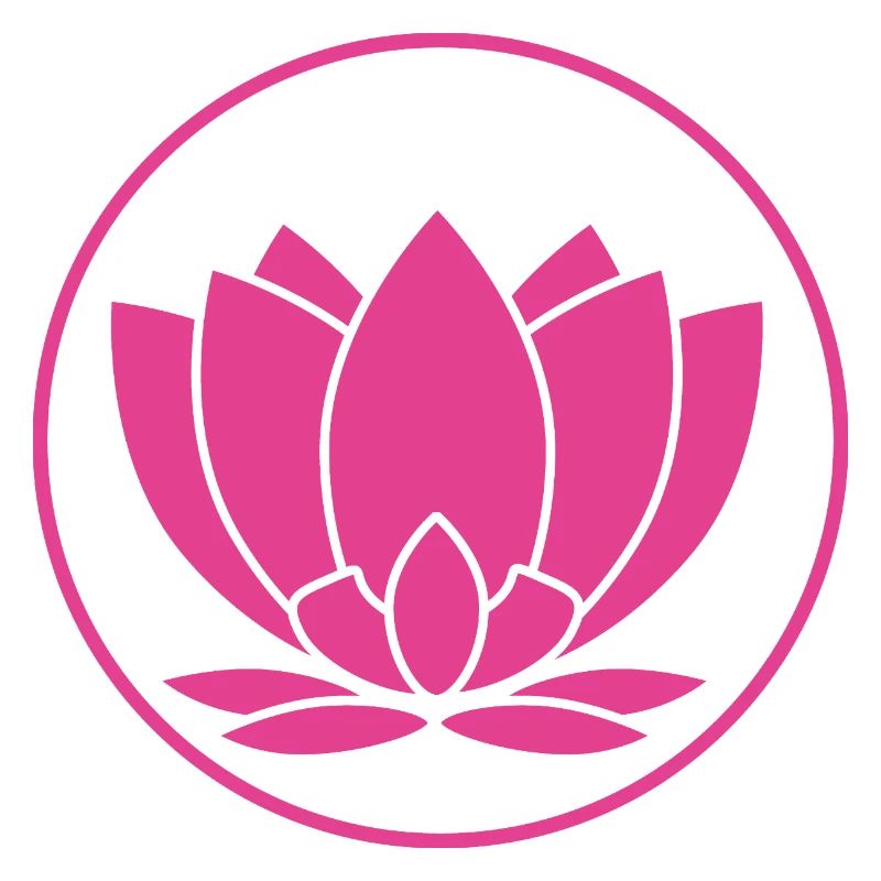 Lotus Blume pink Design
