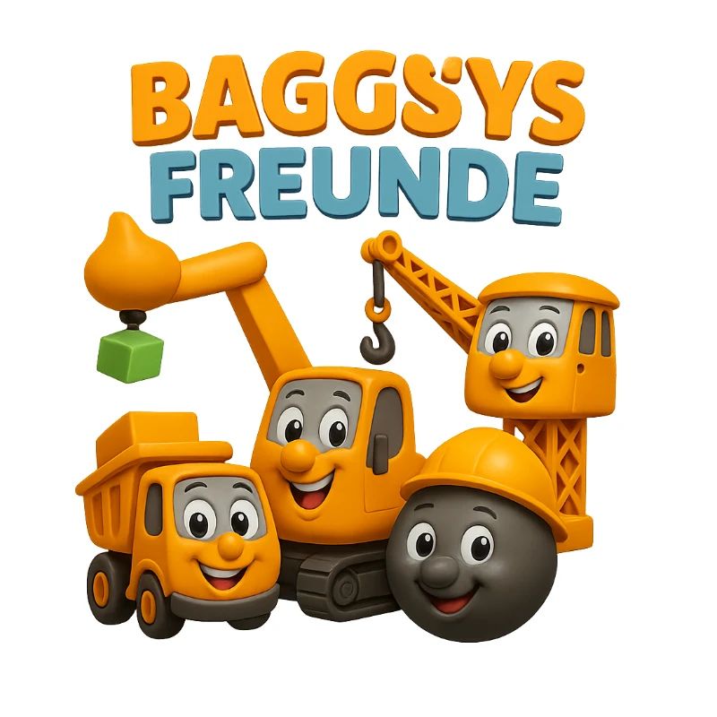 Baggys Baugeräte Kinderdesign