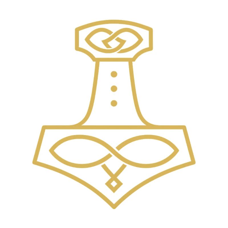 Marteau de Thor Mjölnir – Noble symbole nordique