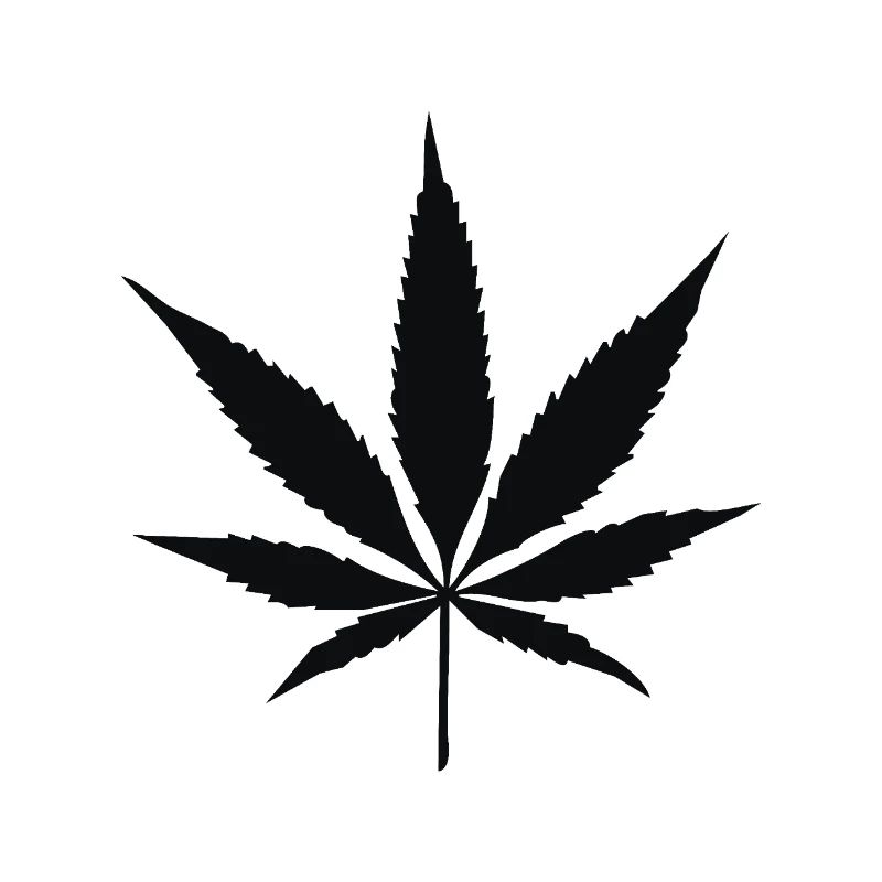 Cannabis Leaf Silhouette
