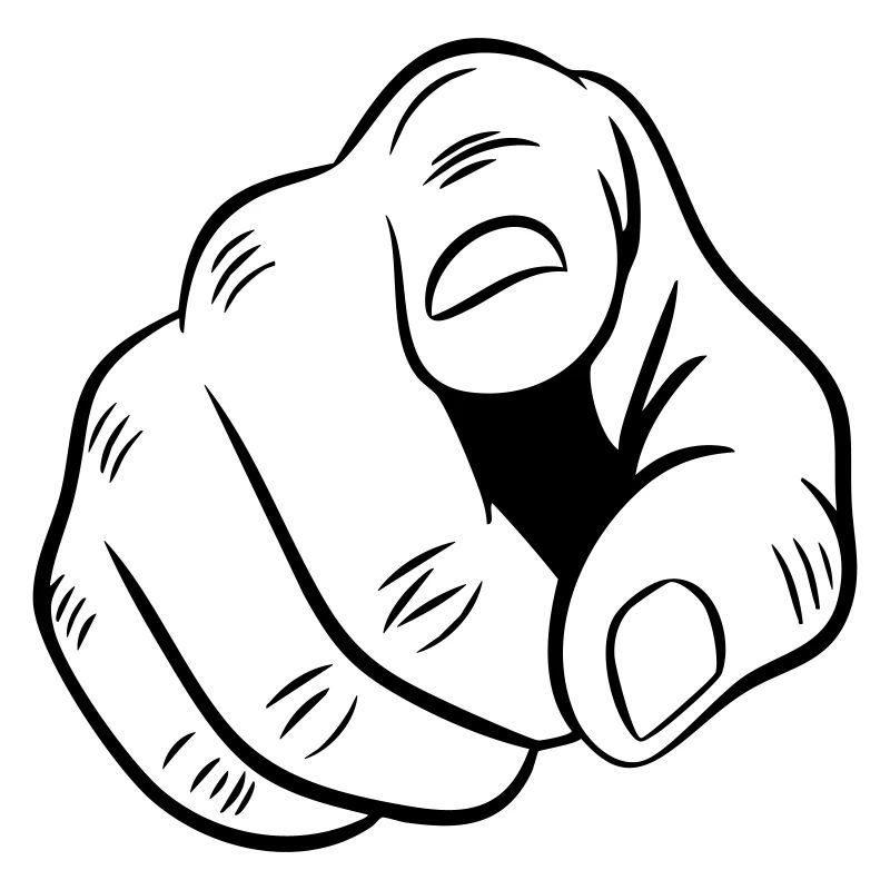 Pointing Hand Illustration