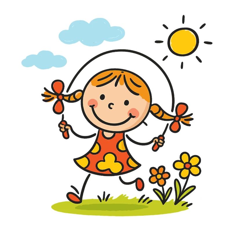 Sunny Skip Garden Girl