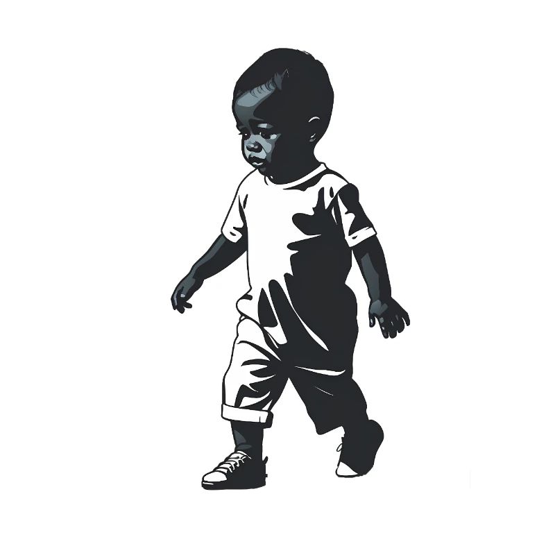 Bébé - Logo Cool Silhouette