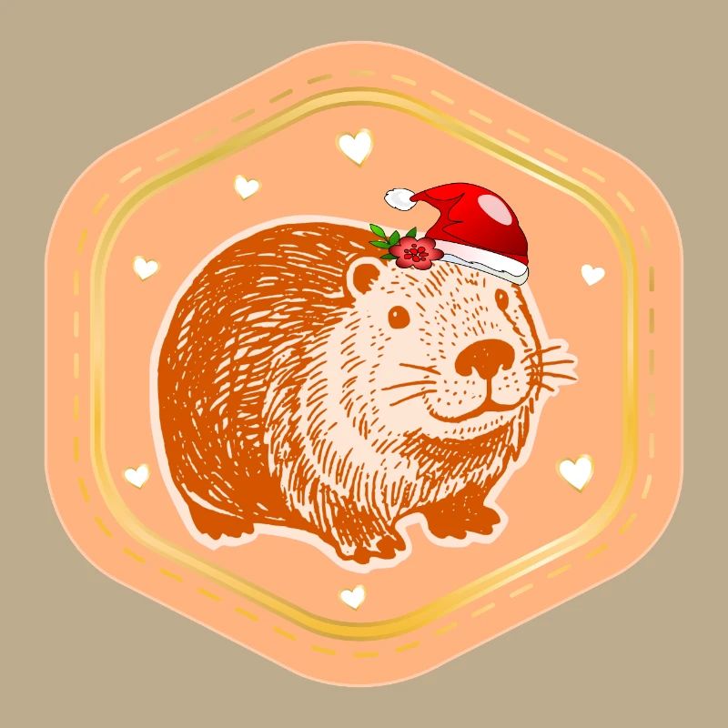 CHRISTMAS CAPYBARA ST. NICHOLAS