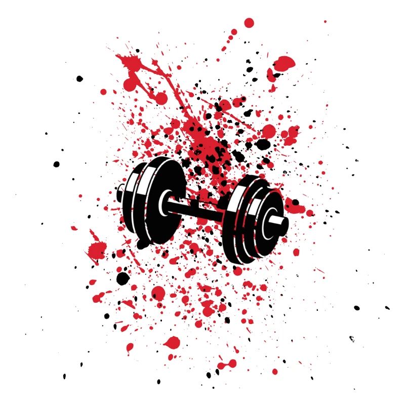 Red Spot Dumbbell