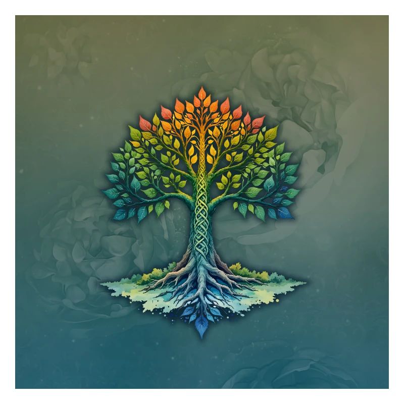 Braided Rainbow Tree