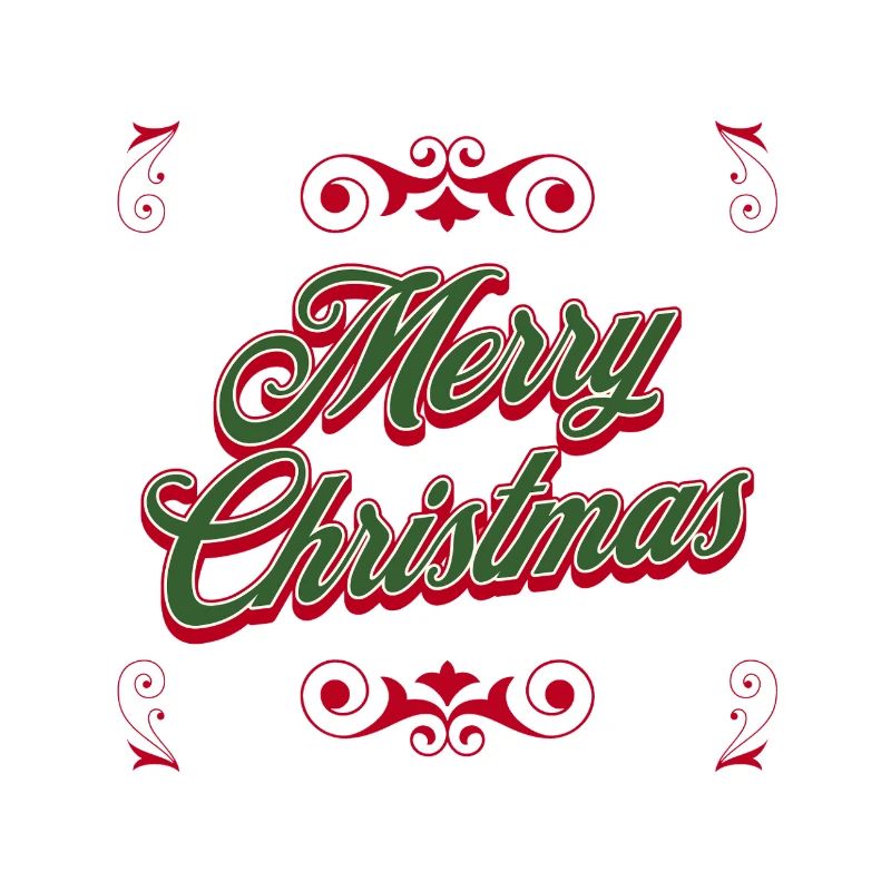 Merry Christmas Script Festive