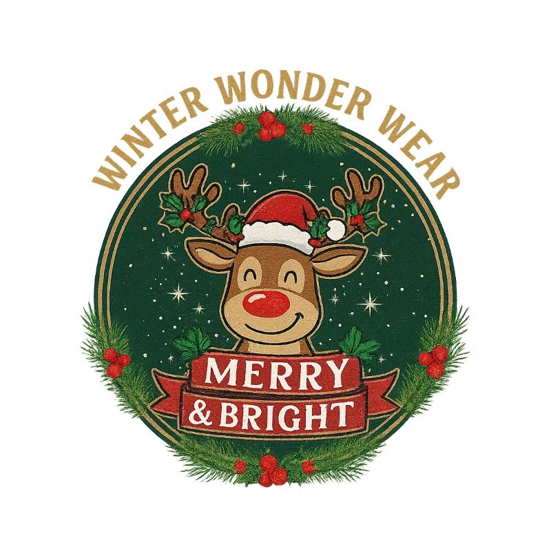 Winterreindeer Merry & Bright