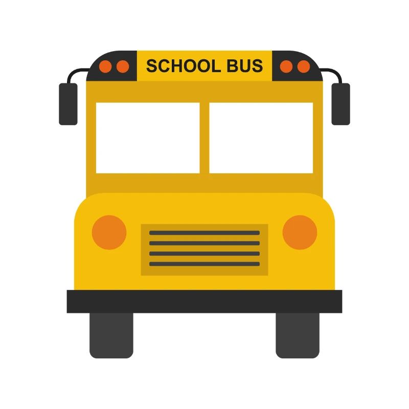 School bus front