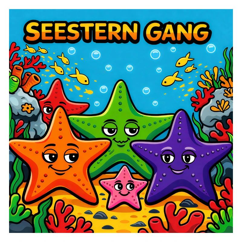 Seestern Gang Unterwasser Sternenfreunde
