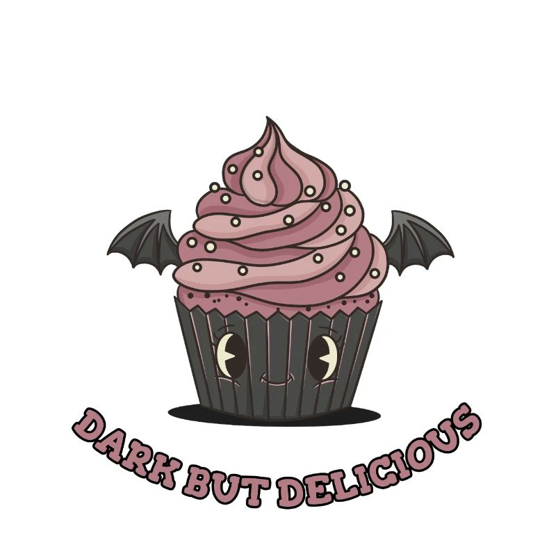 Cute Gothic Cupcake