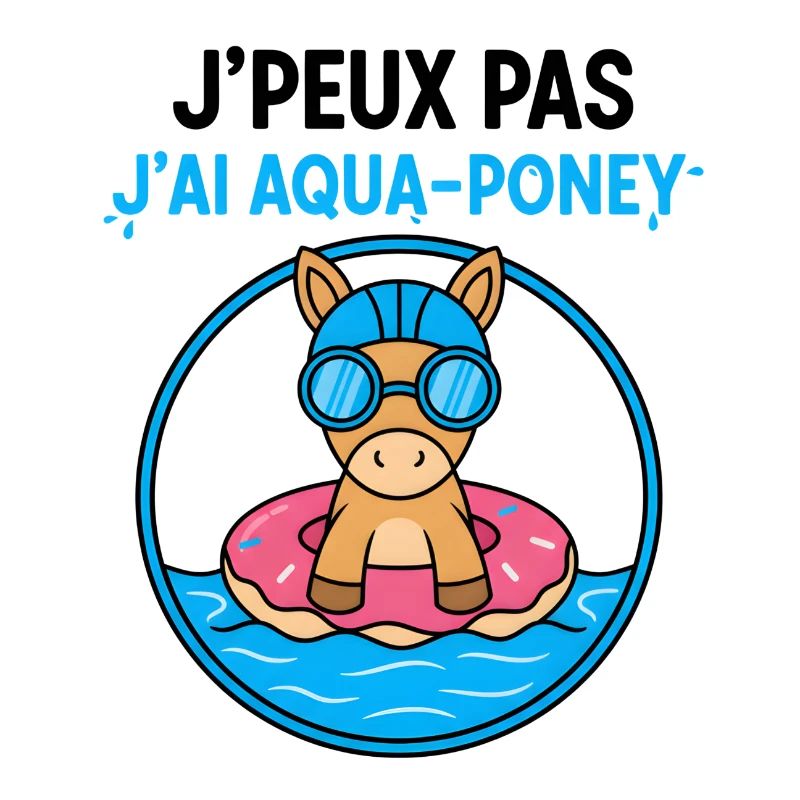 Aqua-Poney sur Bouée Donut