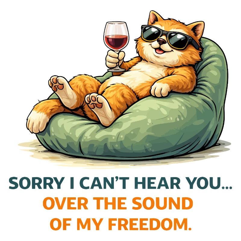 Mème Vin de Chat Détendu