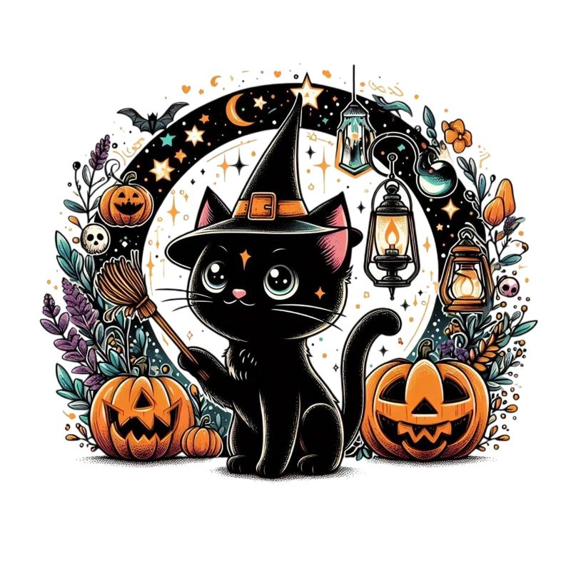 Spooky kitty Halloween 3