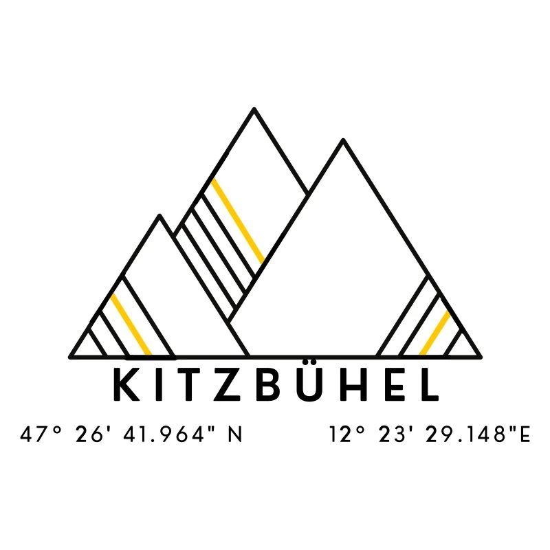 Minimalistisches Kitzbühel-Logo