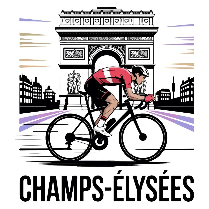 Final sprint on the Champs-Élysées - Cycling