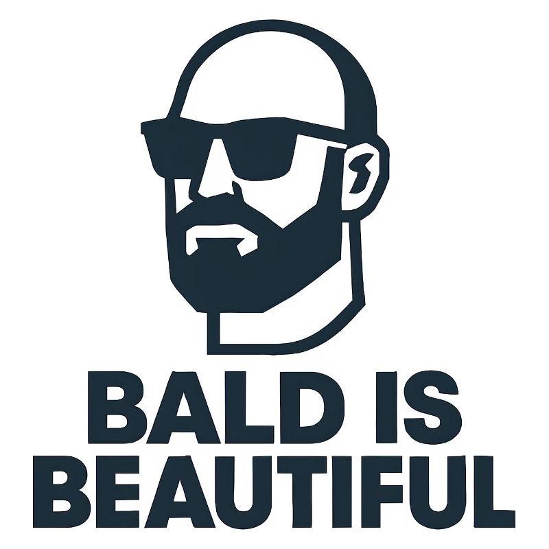 Men's Bald Gift Idea Bald Is Beautiful