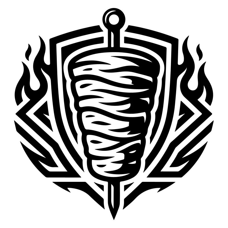 Doner Kebab Skewer Symbol