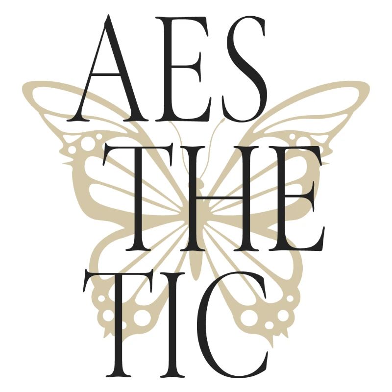 Typographie Esthétique Papillon Tee