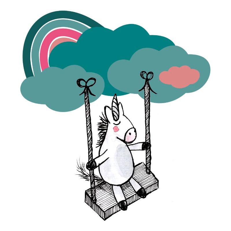 Glückliches Einhorn