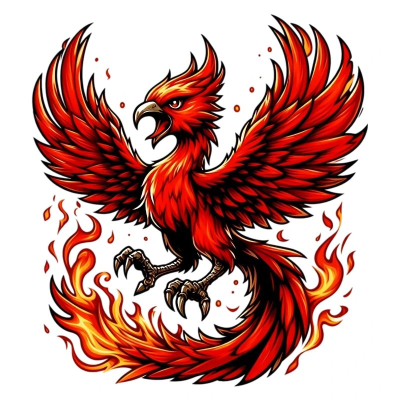 Phénix rouge