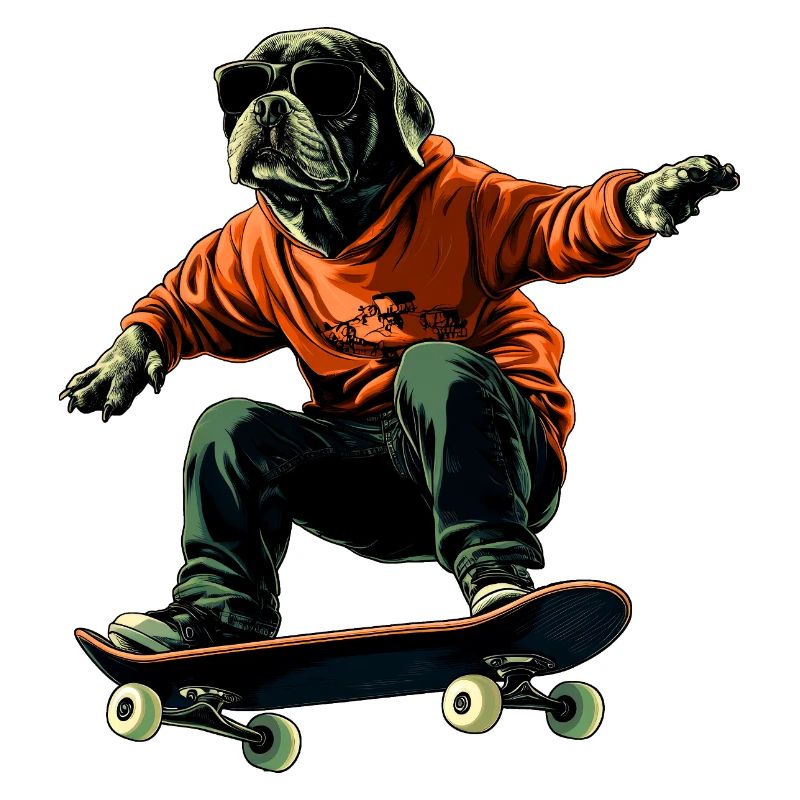 Skateboard pour chien