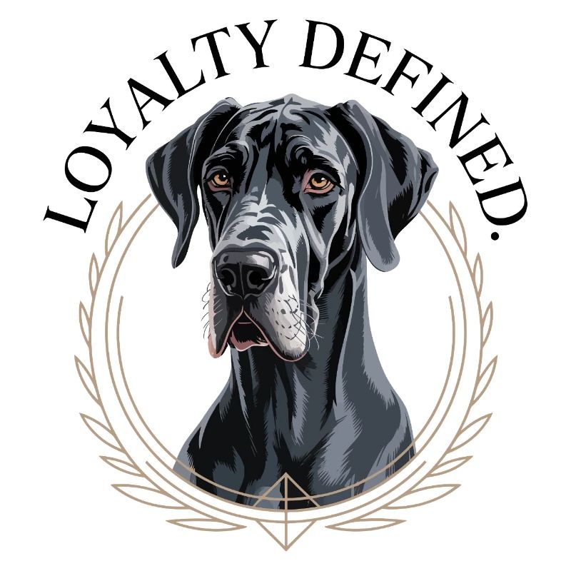 Loyal Great Dane Guardian Design