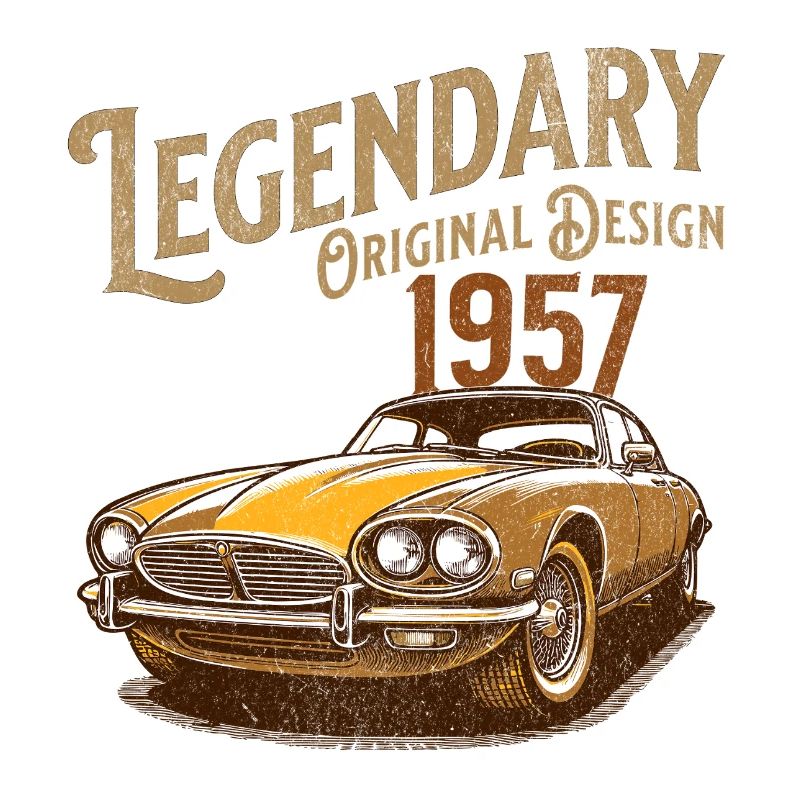 Legendäres 1957 Auto Retro Design