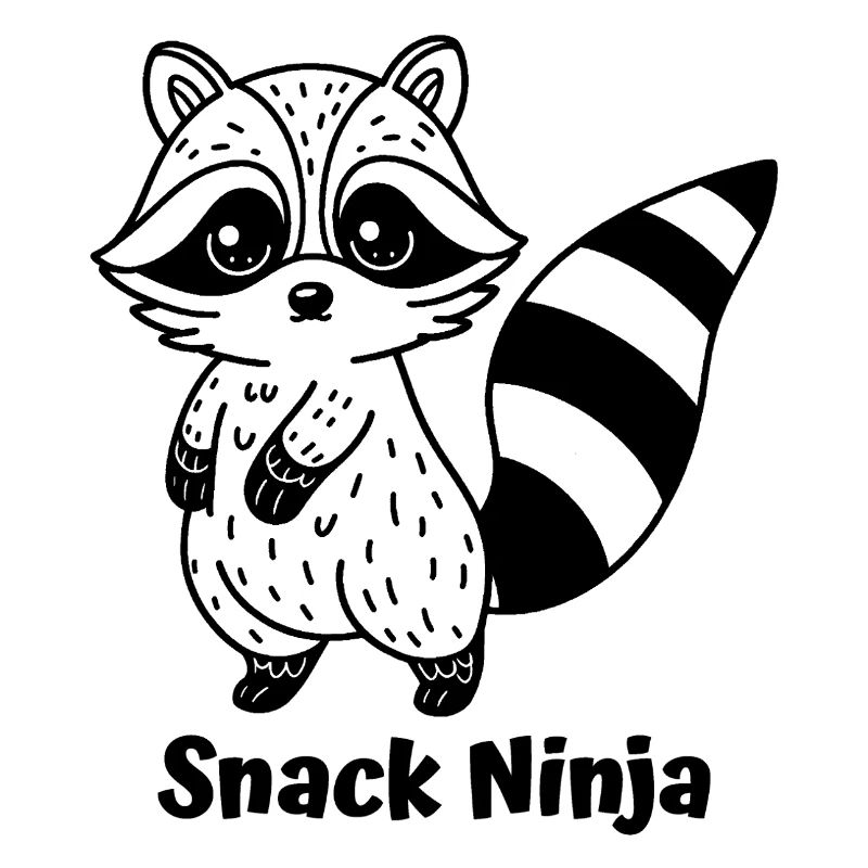 Waschbär Silent Gourmet