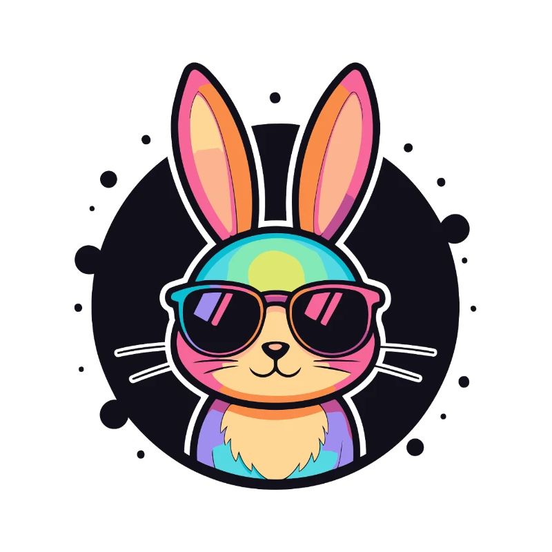 Regenbogenhase-Sonnenbrille
