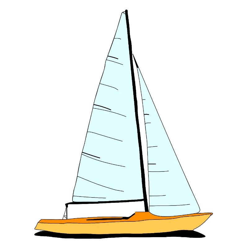 Maritimes Segelboot