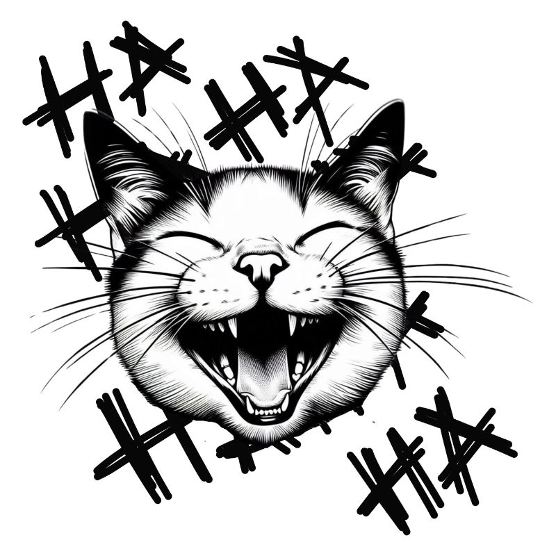 Lachende 🐈😂 Katze